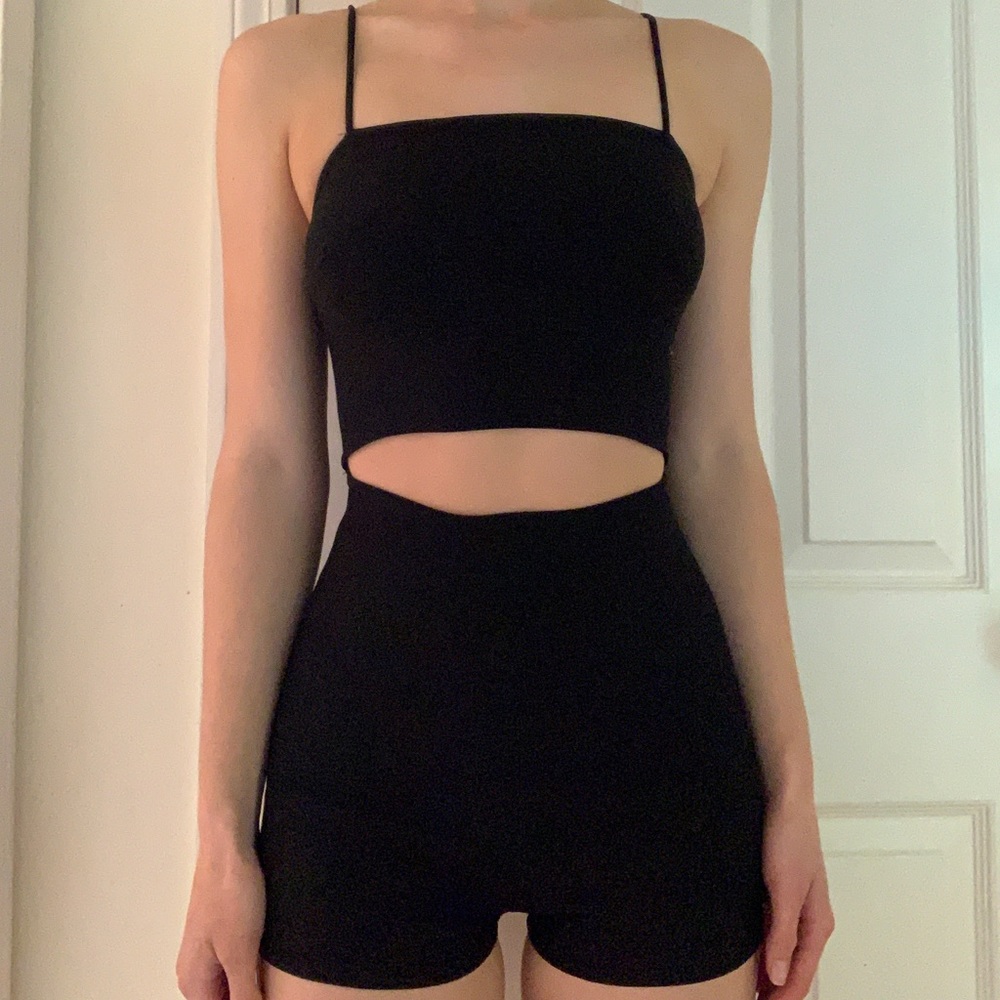Urban Outfitters Romper in Black